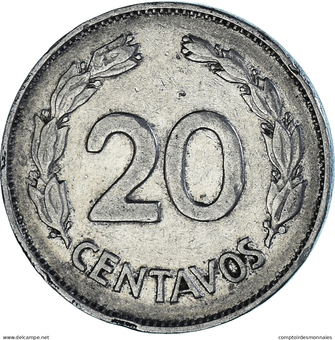 Monnaie, Équateur, 20 Centavos, 1959 - Equateur