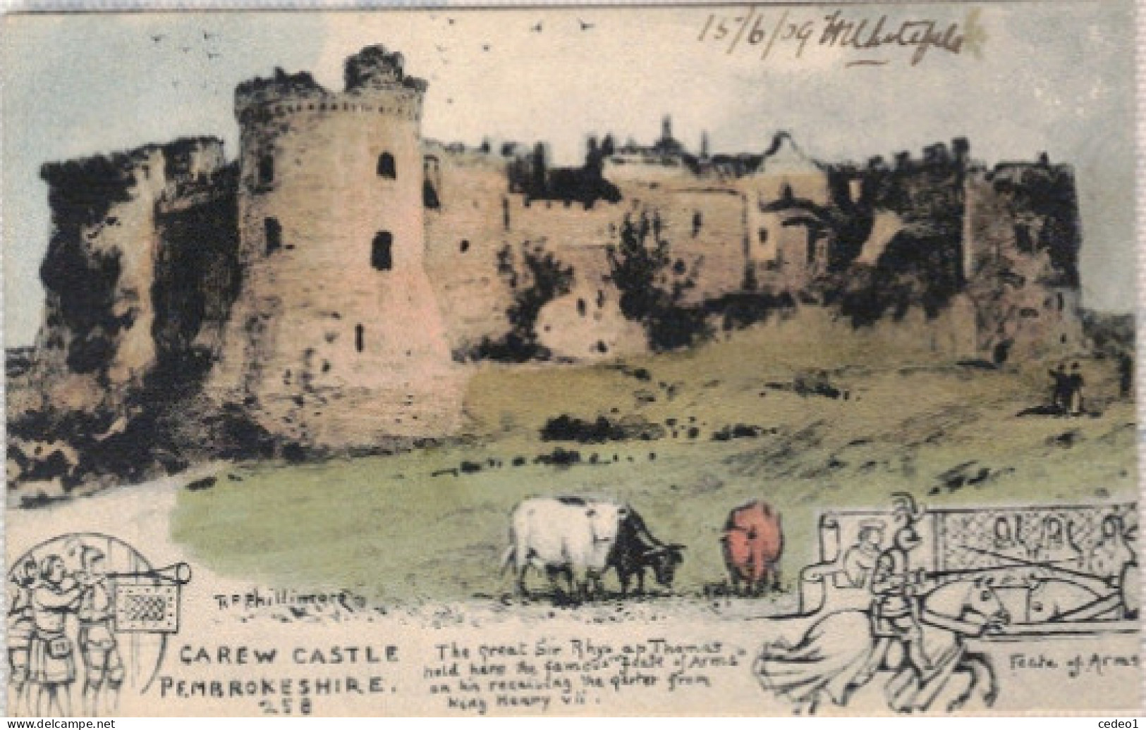 PEMBROKESHIRE  CAREW  CASTLE EN 1904 - Pembrokeshire