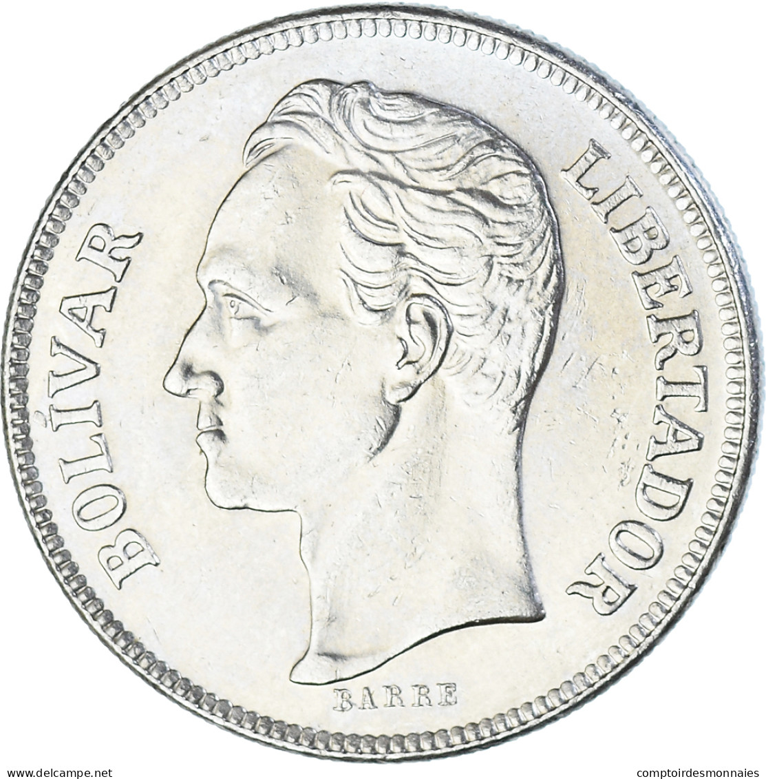 Monnaie, Venezuela, 5 Bolivares, 1977 - Venezuela