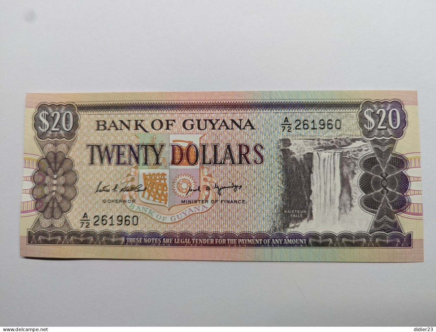 BILLET DE BANQUE GUYANA - Guyana