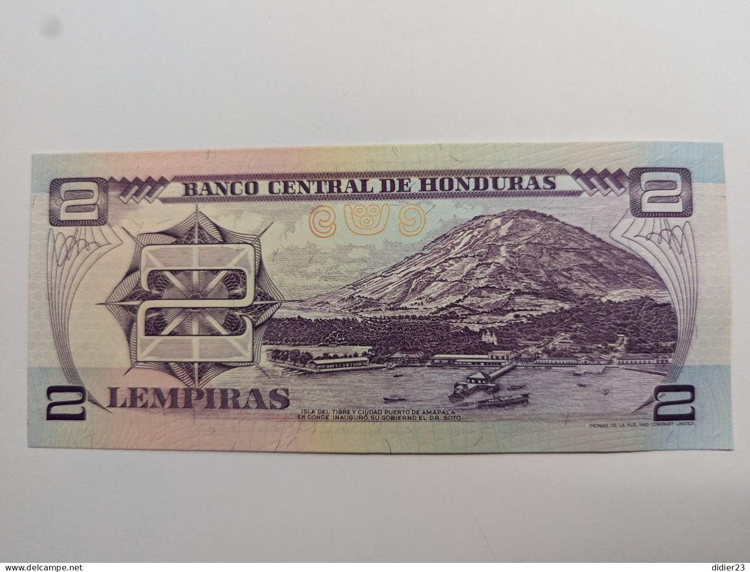 BILLET DE BANQUE HONDURAS - Honduras