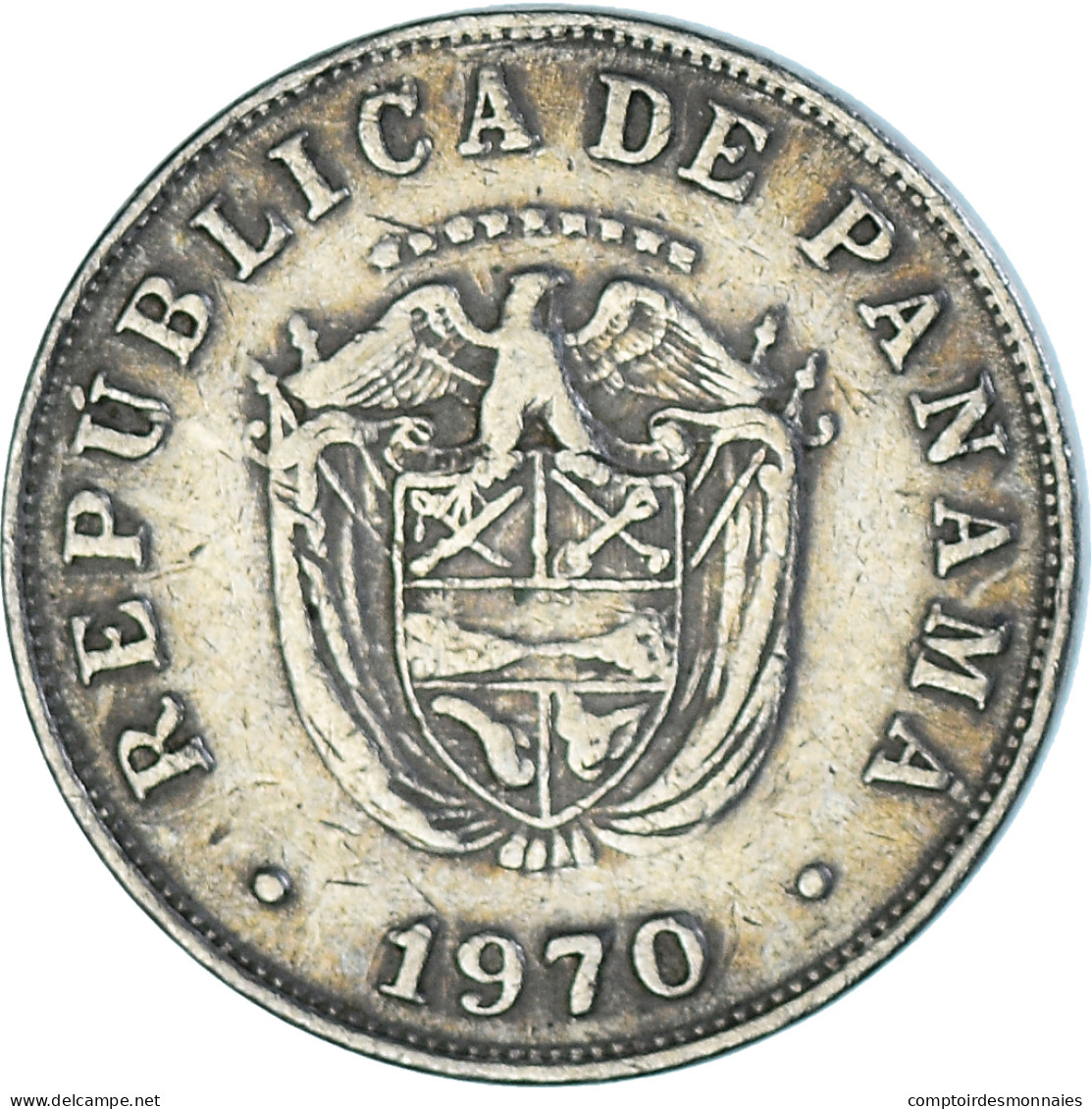 Monnaie, Panama, 5 Centesimos, 1970 - Panama