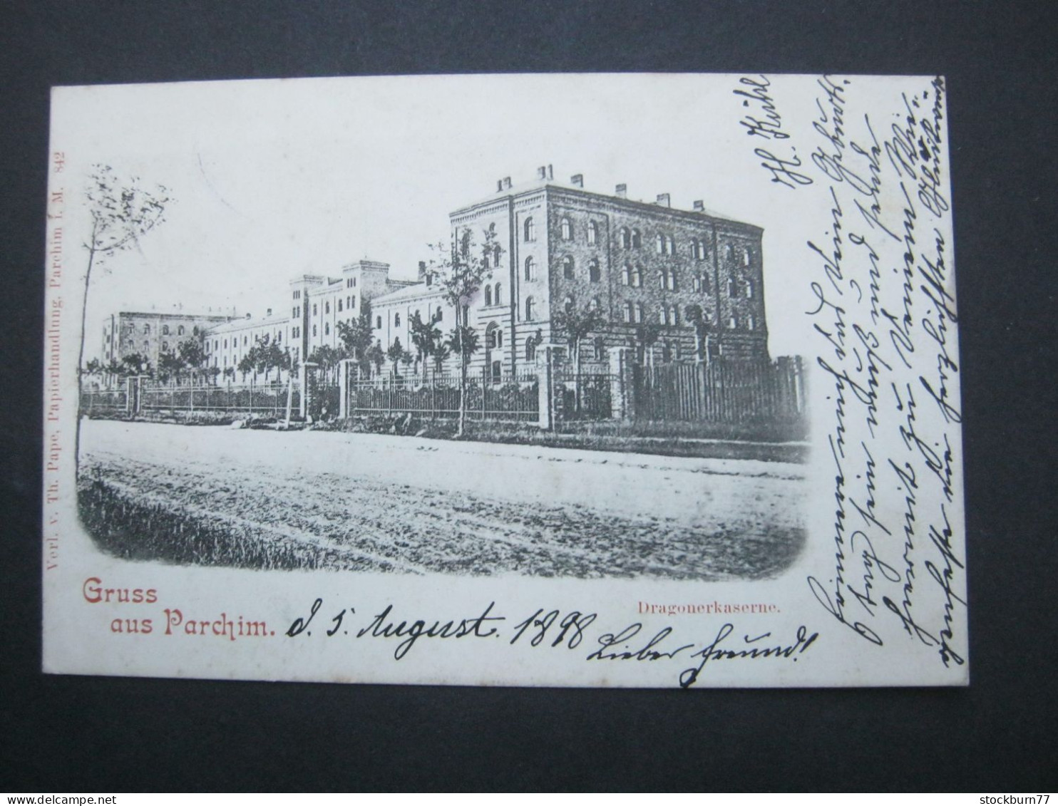 PARCHIM, Mecklenburg , Kasernen , Seltene Ansichtskarte Um 1898 - Parchim