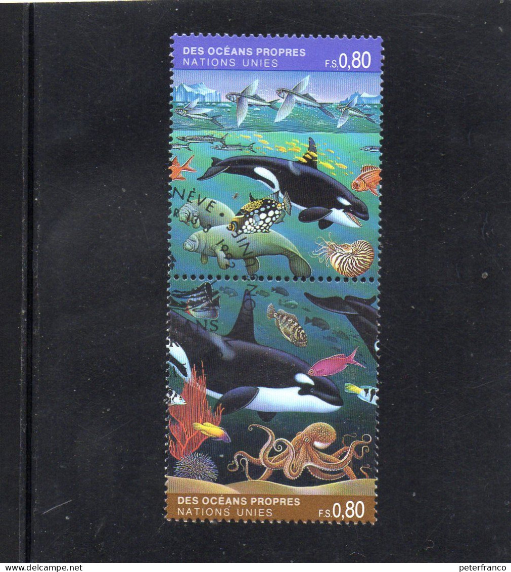 1992 Nazioni Unite - Ginevra - Oceani - Used Stamps