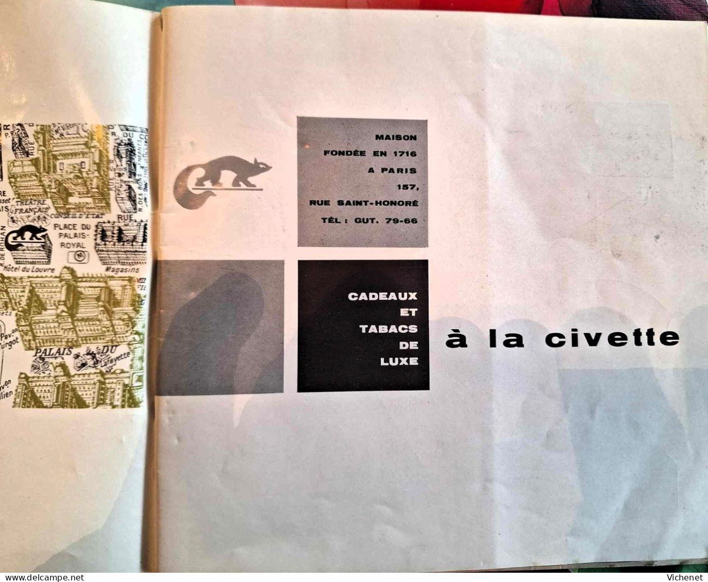 La Civette , Rue Saint Honoré, Paris - Cadeaux Et Tabacs De Luxe - Catalogue Publicitaire 1959 - 1960 - Documents