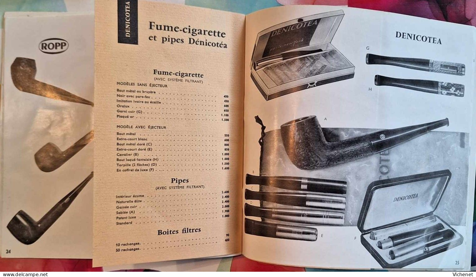 La Civette , rue Saint Honoré, Paris - Cadeaux et Tabacs de Luxe - Catalogue Publicitaire 1959 - 1960