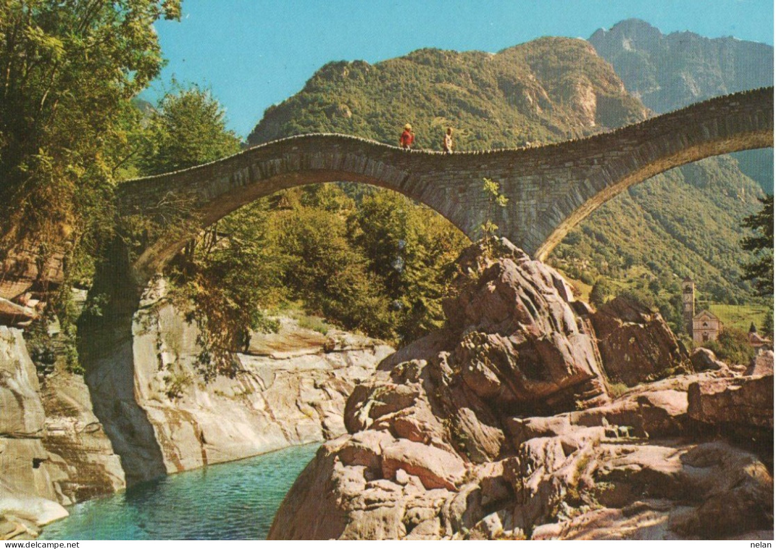 LAVERTEZO - VALLE VERZASCA - PONTE ROMANO - F.G. - Verzasca