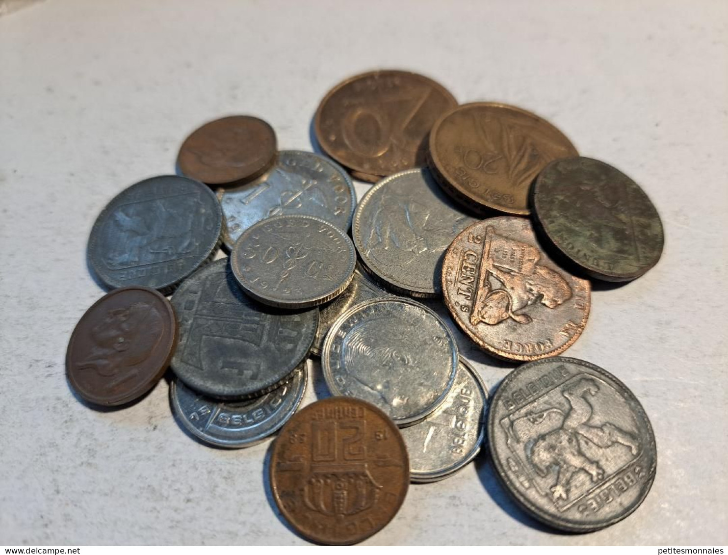 BELGIQUE   Lot De 18  Monnaies ( 377 ) - Kilowaar - Munten