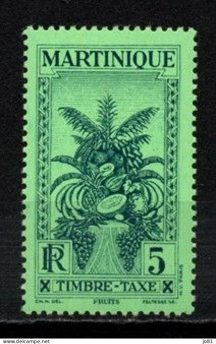 Martinique YT Taxe 12 Neuf Sans Charnière XX MNH - Timbres-taxe