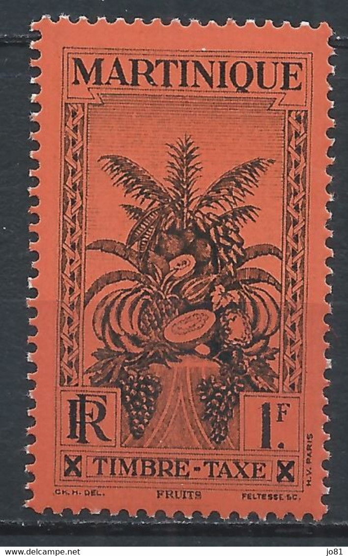 Martinique YT Taxe 20 Neuf Sans Charnière - XX - MNH - Timbres-taxe