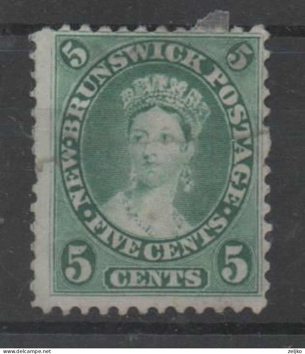 New Brunswick, Used, 1860, Michel 6 - Oblitérés