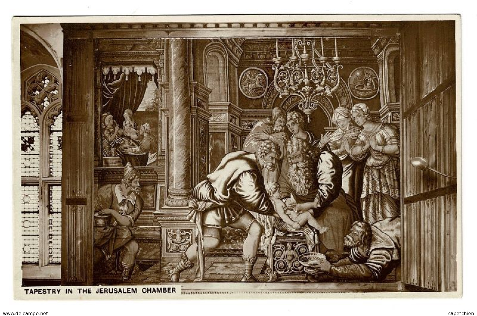 LONDON / WESTMINSTER ABBEY / TAPESTRY IN THE JERUSALEM CHAMBER / CARTE VIERGE - Westminster Abbey