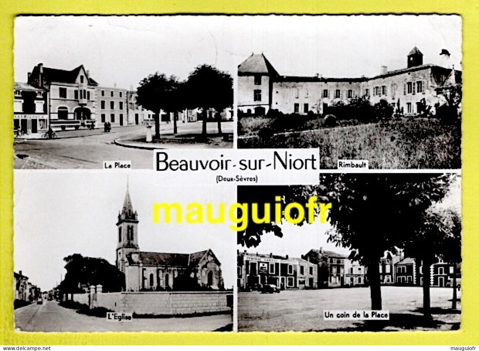 79 DEUX-SÈVRES / BEAUVOIR-SUR-NIORT / DIFFERENTS ASPECTS DE LA COMMUNE / CARTE MULTIVUES - Beauvoir Sur Niort