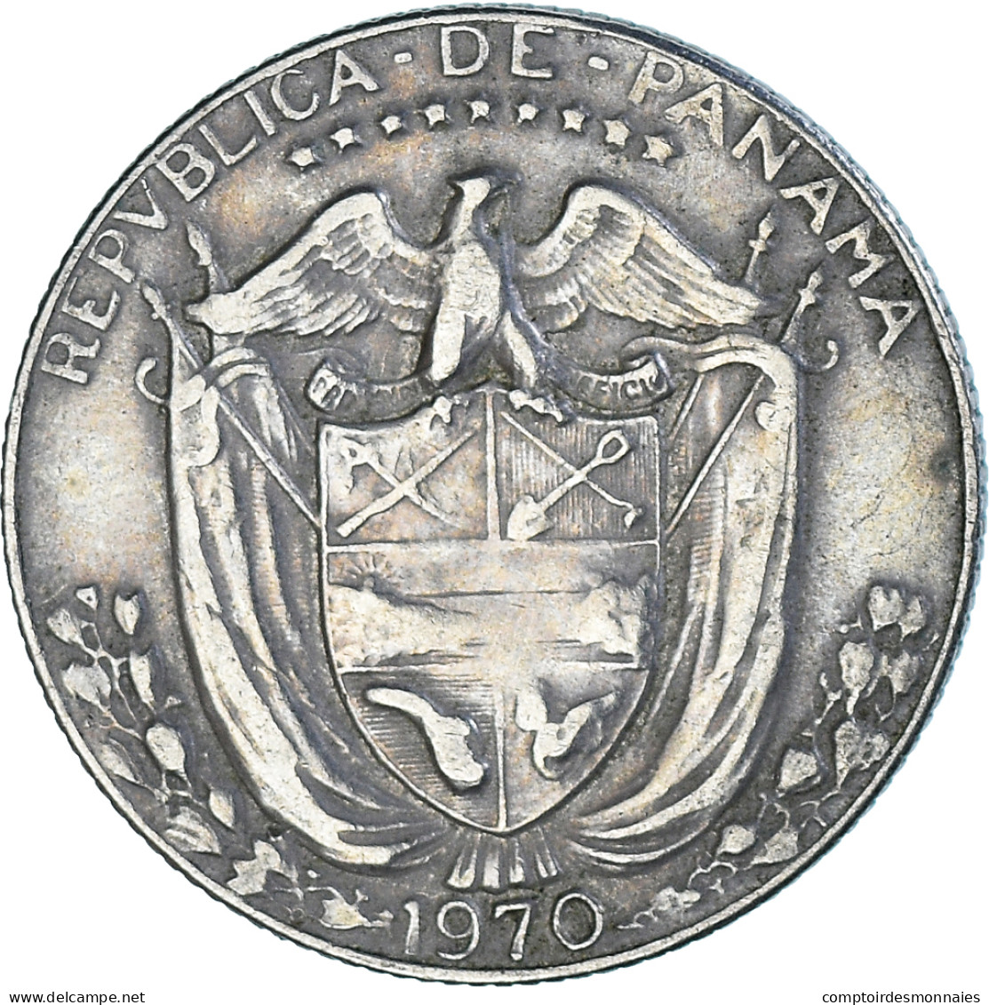 Monnaie, Panama, 1/4 Balboa, 1970 - Panama