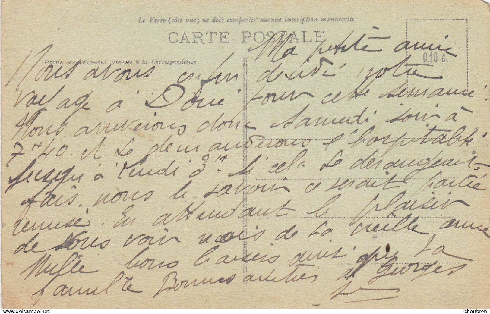 49 . TIERCE. CPA. CHATEAU DE SIMBRE. + TEXTE - Tierce