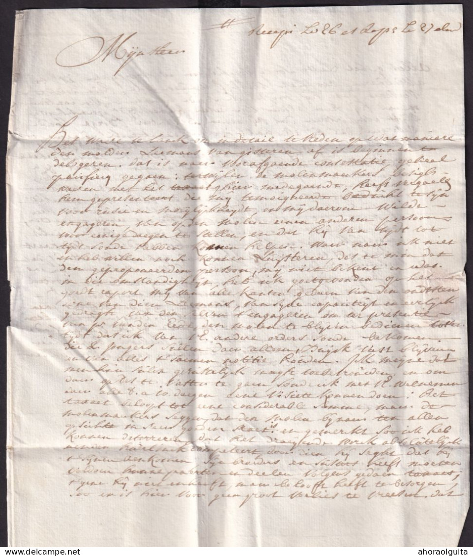 DDCC 223 - Lettre Précurseur LIPPELOO 1777 Vers Gilquin à HUMBEKE - Signé Vandevoorden - 1714-1794 (Pays-Bas Autrichiens)