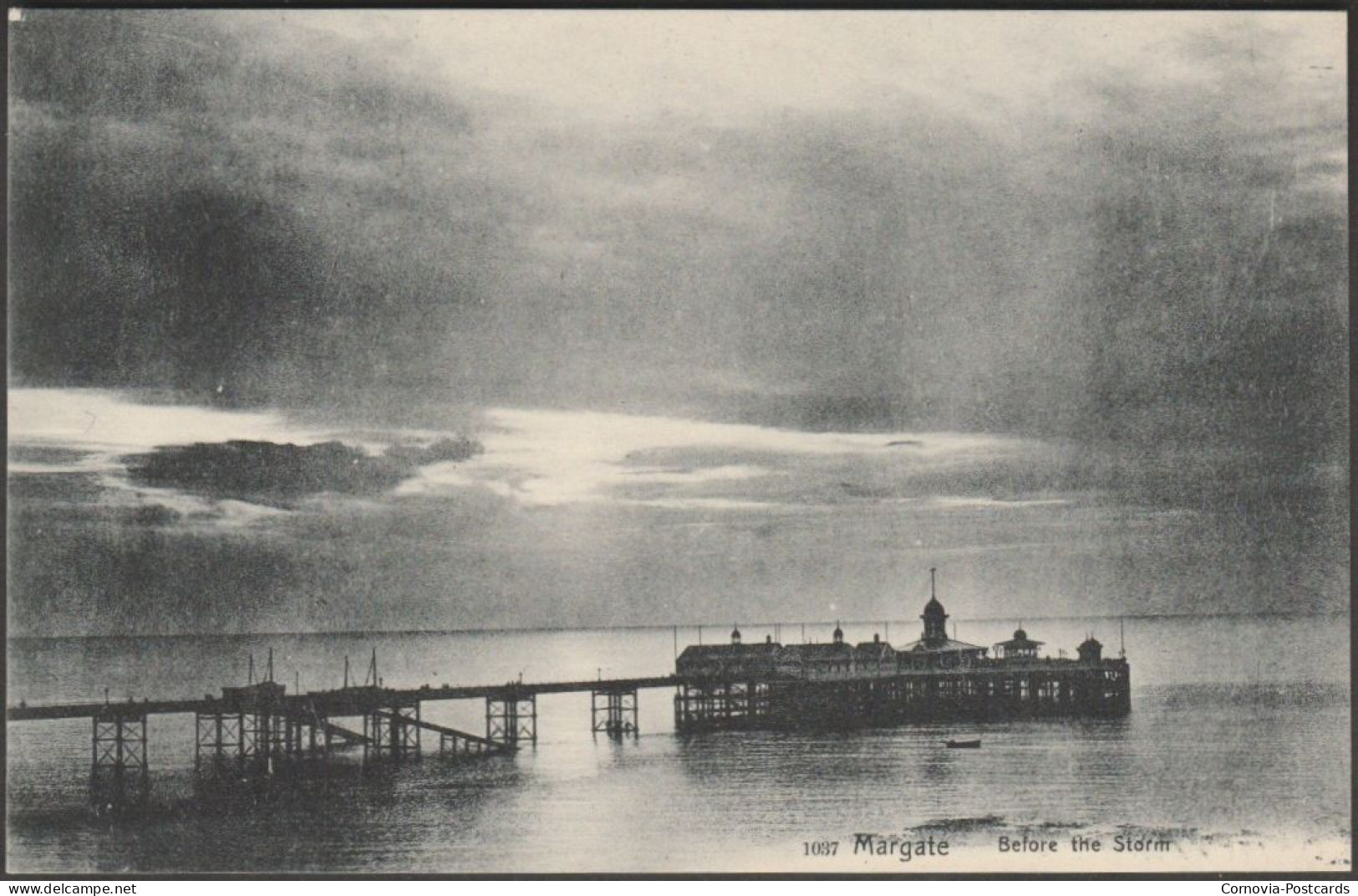 Before The Storm, Margate, Kent, C.1905 - John Davis Postcard - Margate