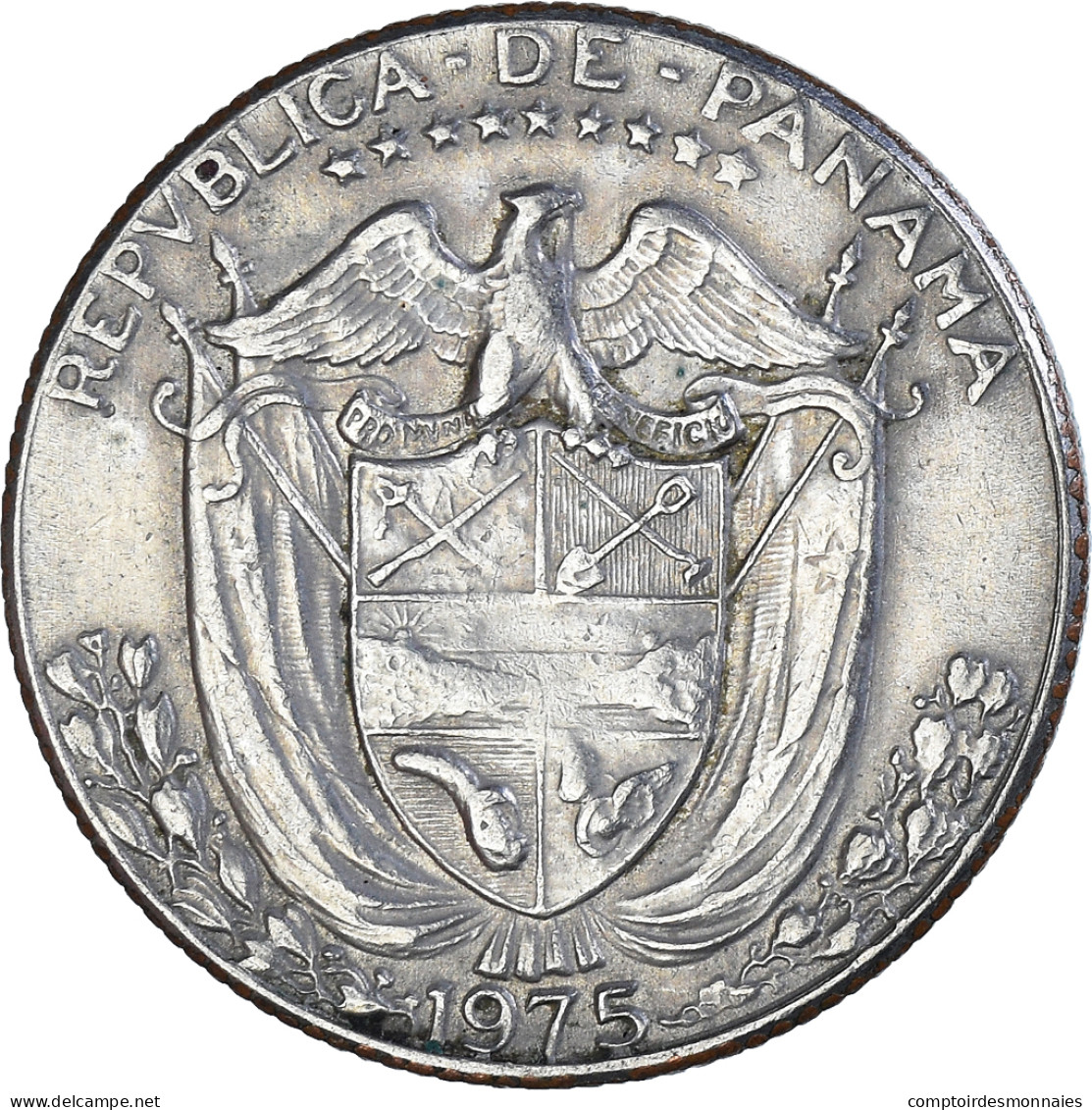 Monnaie, Panama, 1/4 Balboa, 1975 - Panama