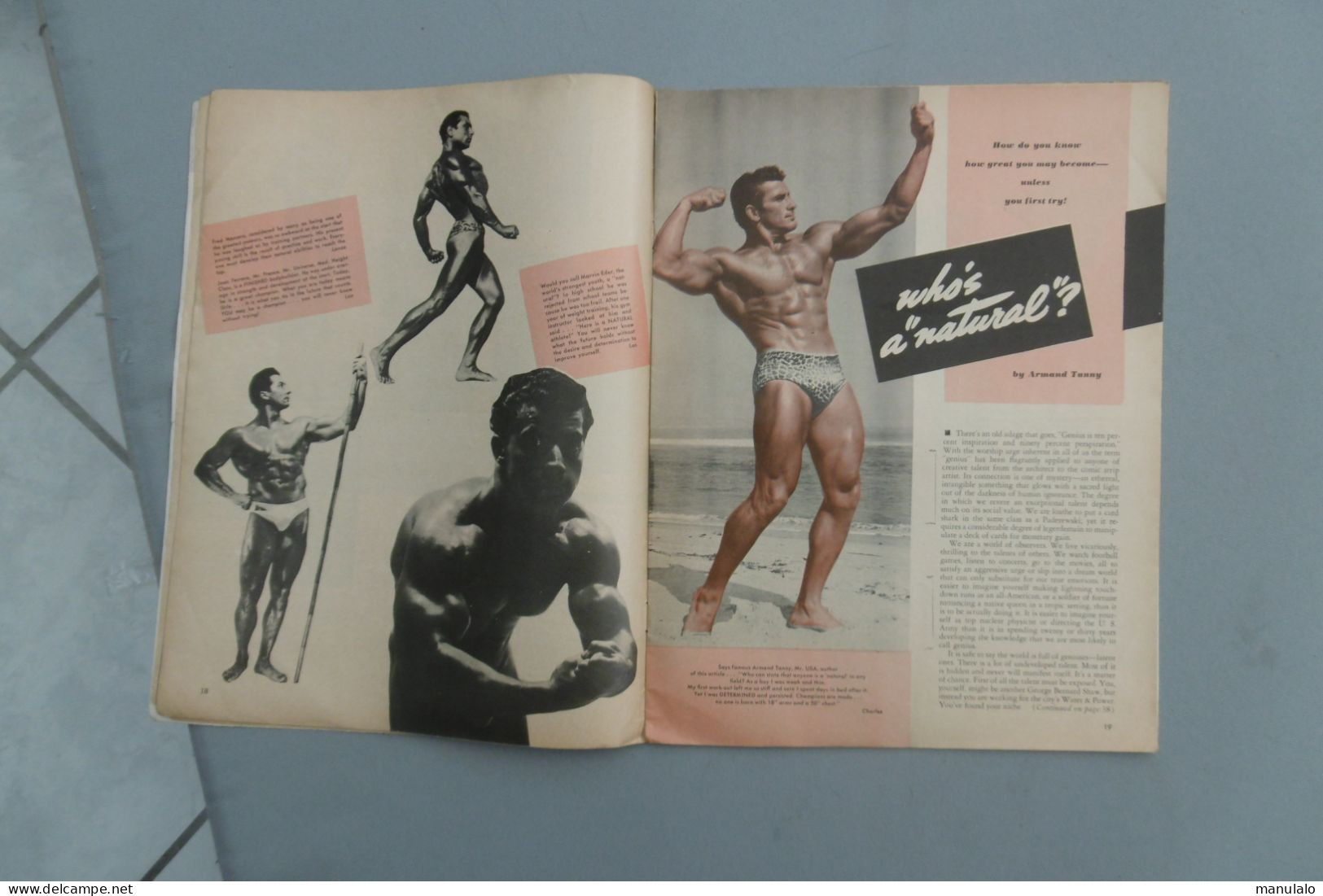 Sport - Muscle Power - The Body Builder Magazine - Ludwig Shusterich - Mr. New York City Winner - Sports