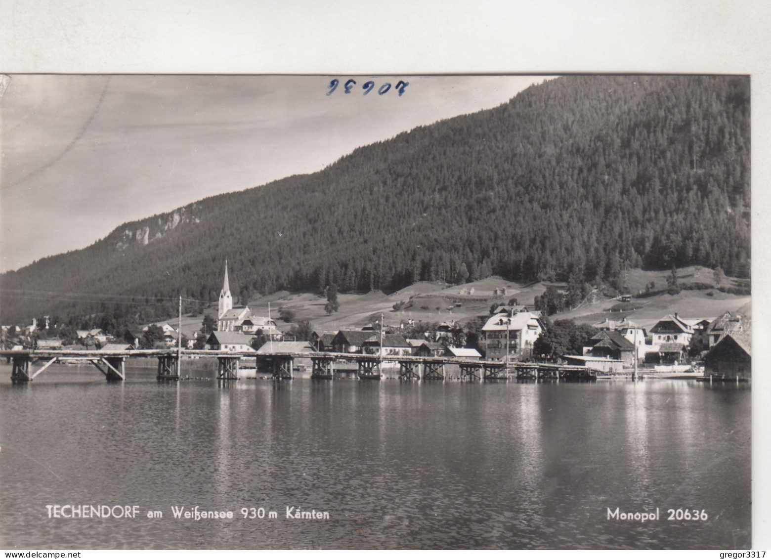 D2991) TECHENDORF Am WEISSENSEE - Kärnten - Kirche Häuser Brücke - Weissensee