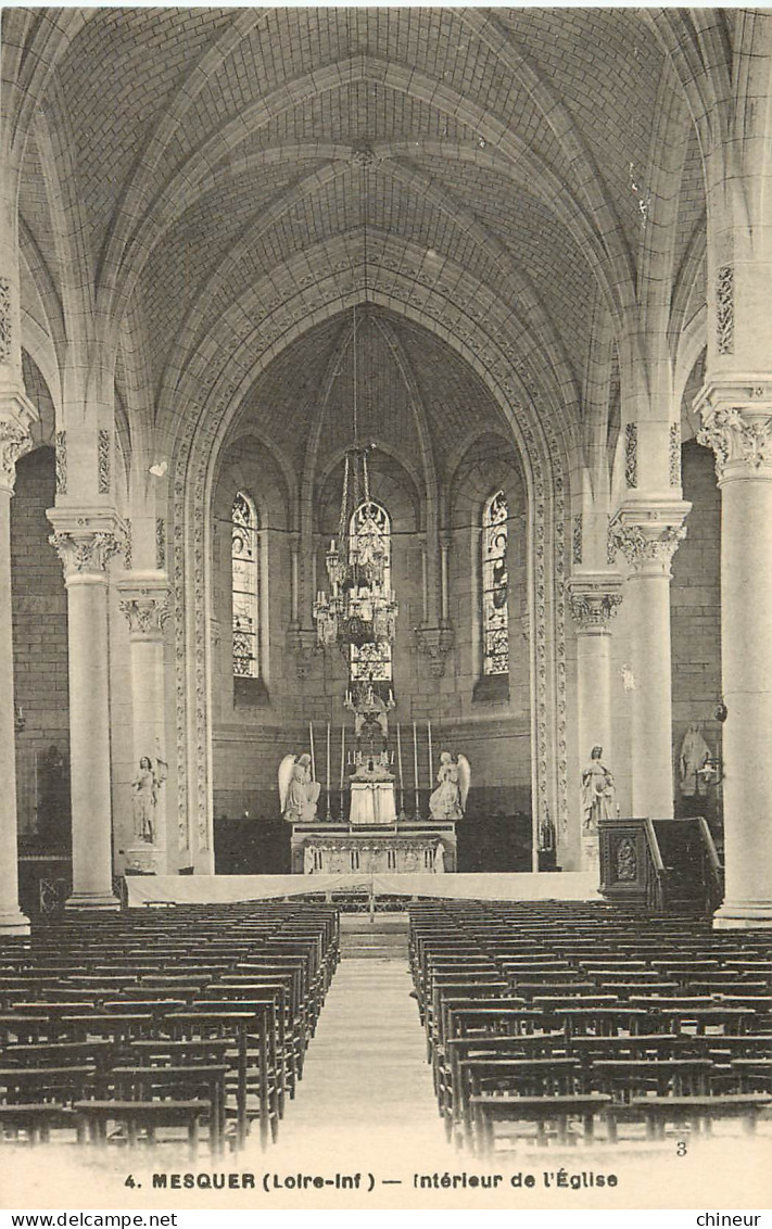 MESQUER INTERIEUR DE L'EGLISE - Mesquer Quimiac