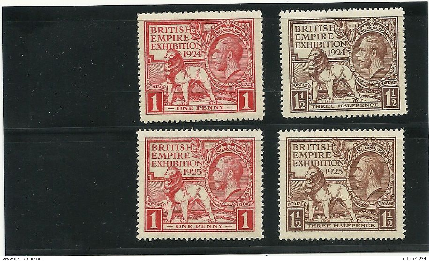 Gran Bretagna 1924 Mnh** - Unused Stamps