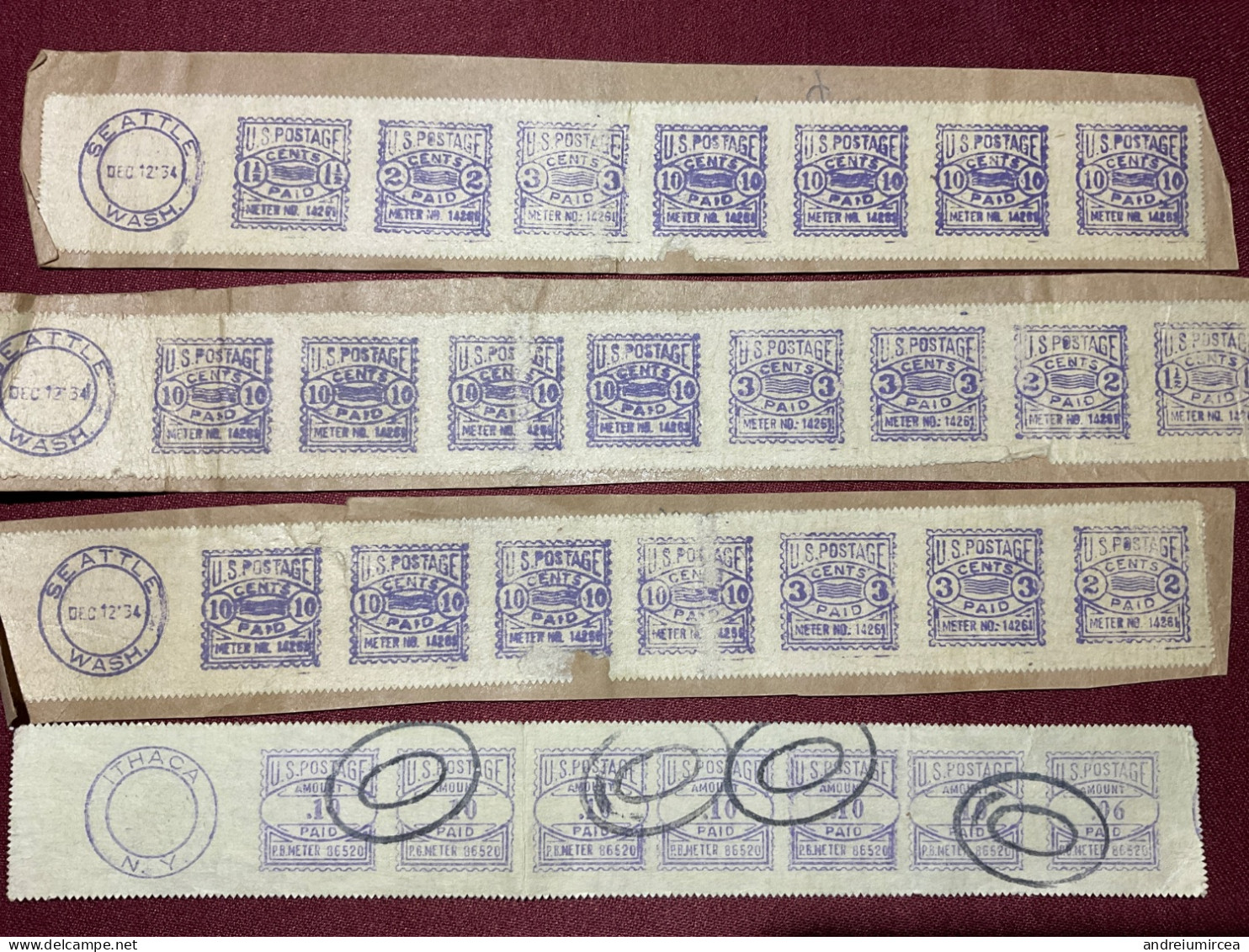 1934 Lot 4 Meter Cancelation - Machine Labels [ATM]