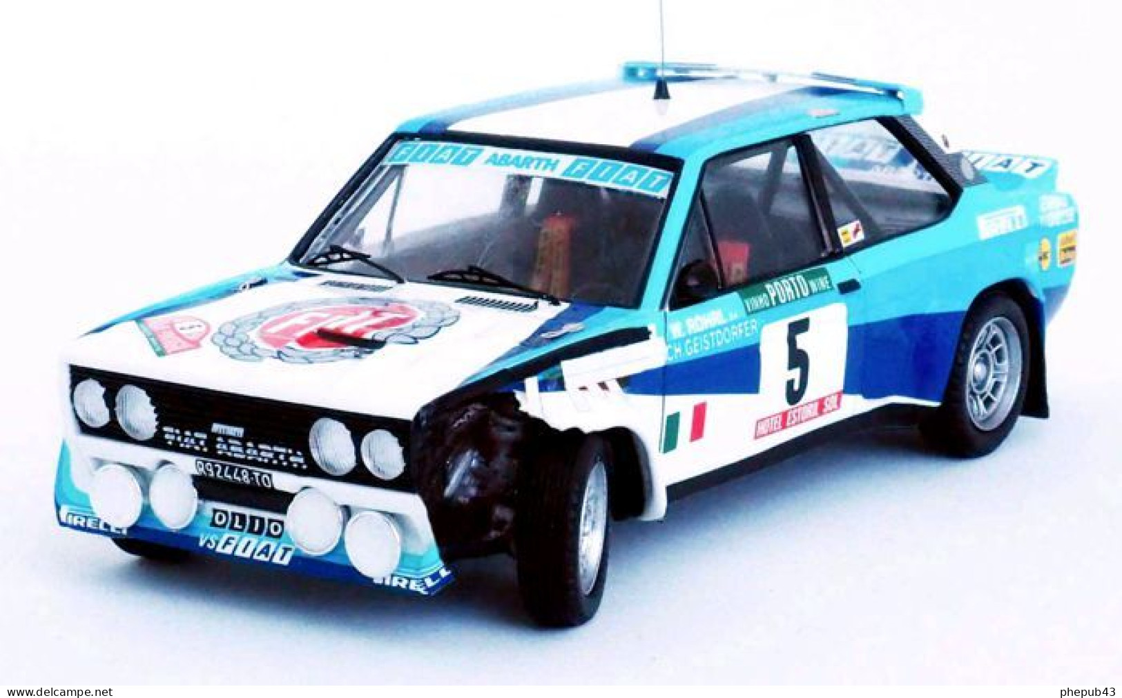 Fiat 131 Abarth - 1st Rally Portugal 1980 #5 - Walter Röhrl/Christian Geistdorfer - Troféu - Trofeu