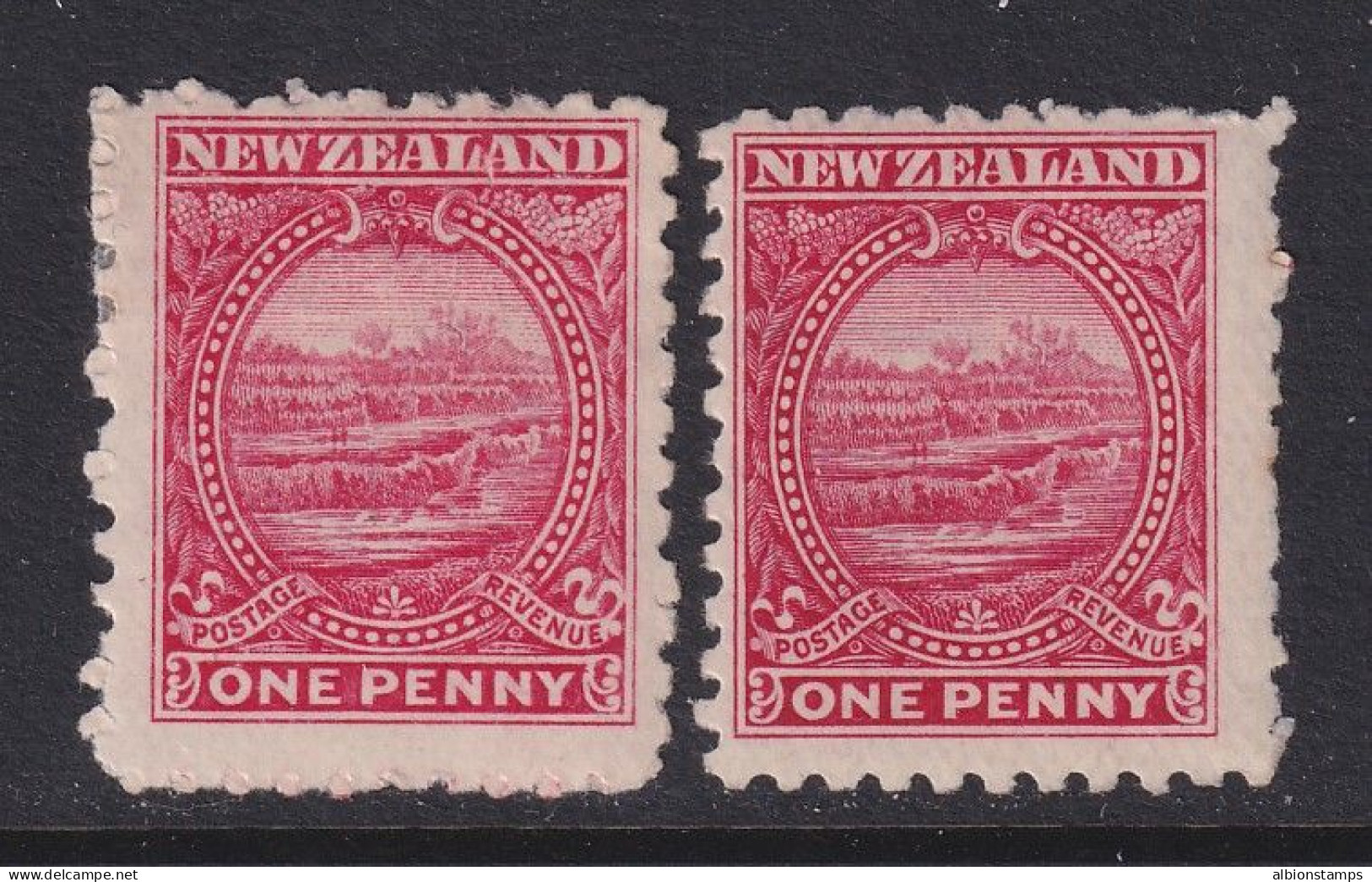 New Zealand, Scott 85-85a (SG 274, 274b), MHR - Ungebraucht