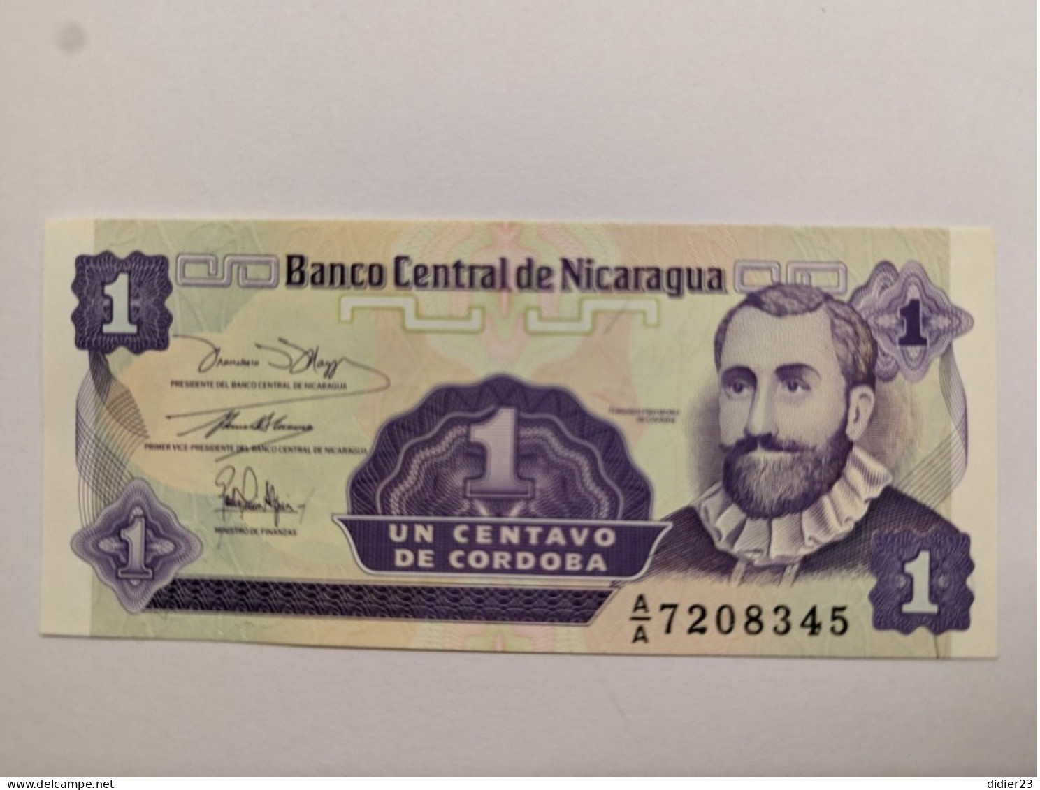 BILLET DE BANQUE NICARAGUA - Nicaragua