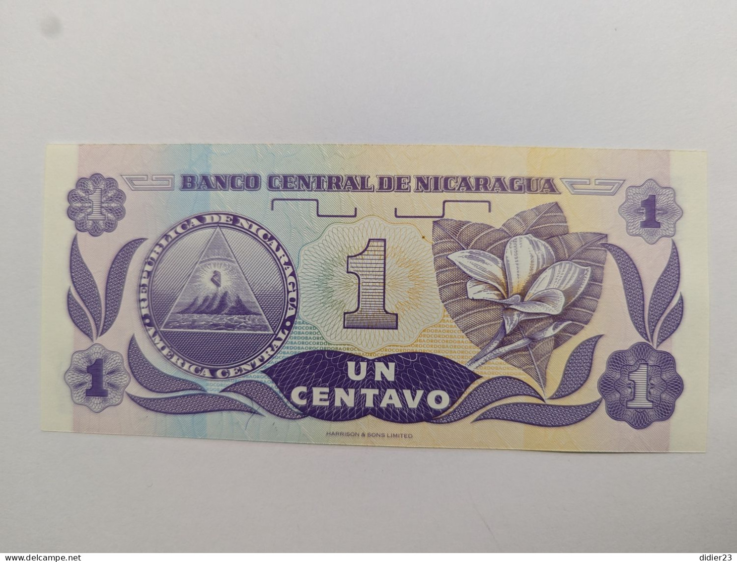 BILLET DE BANQUE NICARAGUA - Nicaragua