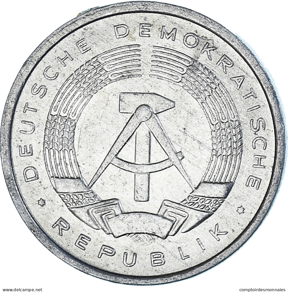 Monnaie, République Démocratique Allemande, Pfennig, 1980 - 1 Pfennig