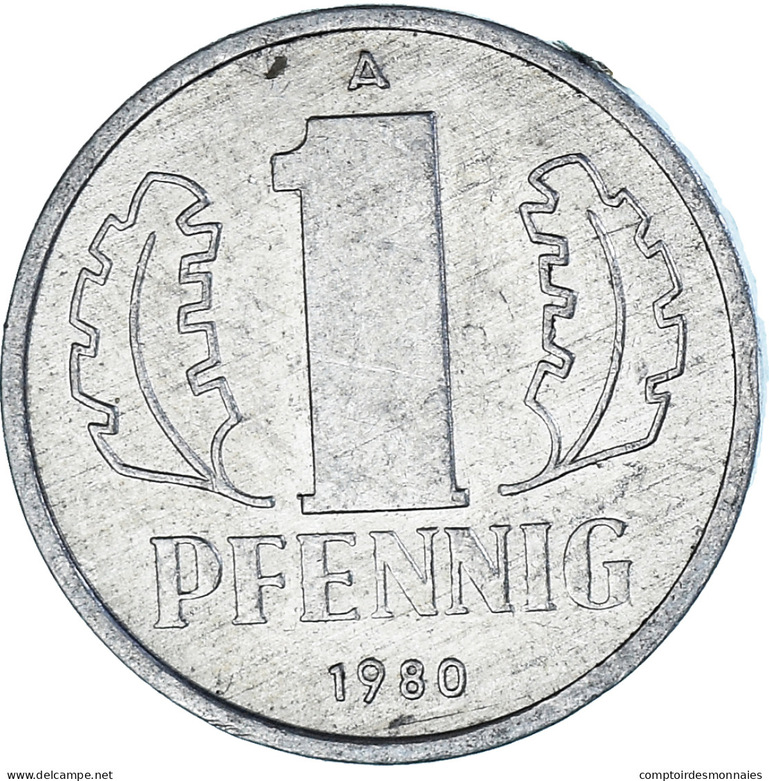 Monnaie, République Démocratique Allemande, Pfennig, 1980 - 1 Pfennig