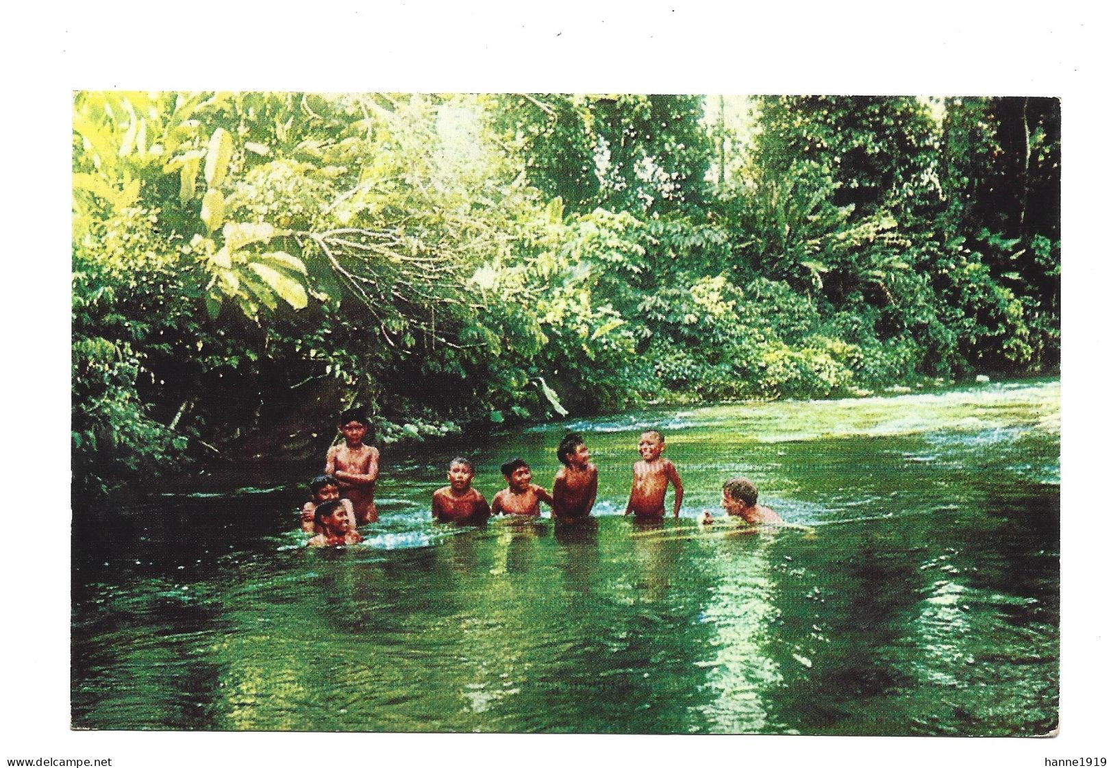 Perija Indios Motilones Esperando La Pesca Bari Indians Fishing Cachet 1973 Venezuela Htje - Amérique