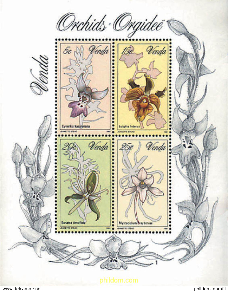 92712 MNH VENDA 1981 ORQUIDEAS - Venda