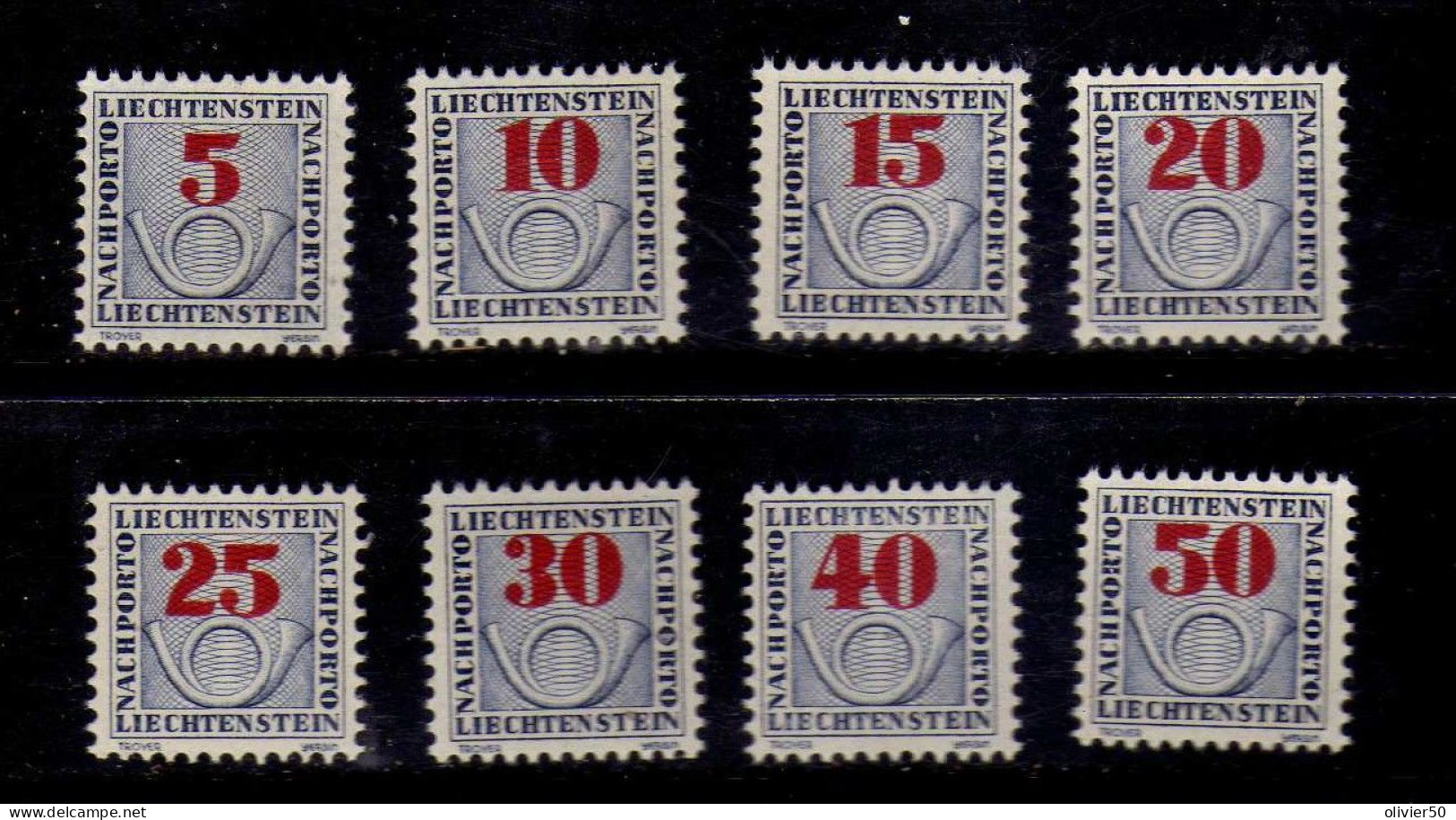 Liechtenstein - (1940) - Serie De Timbres-Taxe Neufs** - MNH - Postage Due