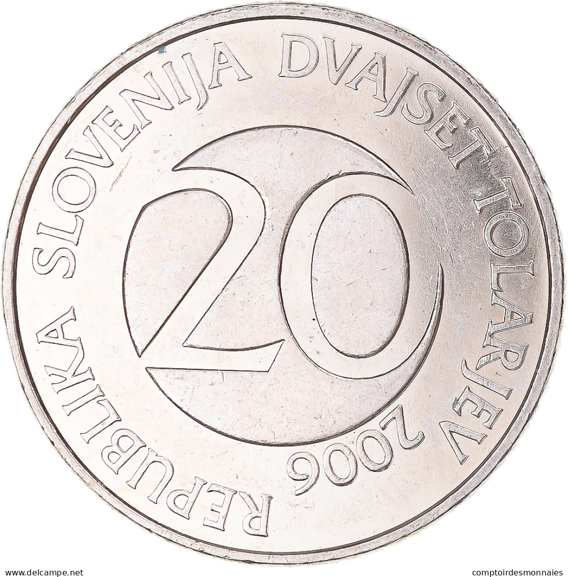 Monnaie, Slovénie, 20 Tolarjev, 2006 - Slovenië