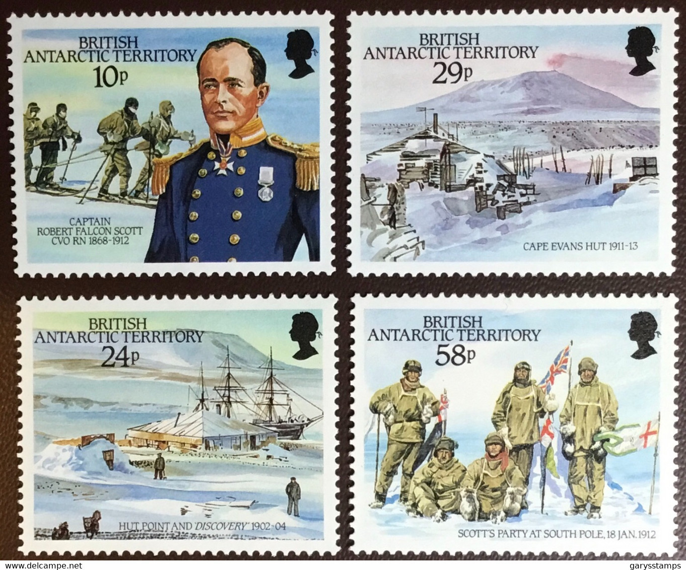 British Antarctic Territory BAT 1987 Captain Scott Expedition MNH - Autres & Non Classés