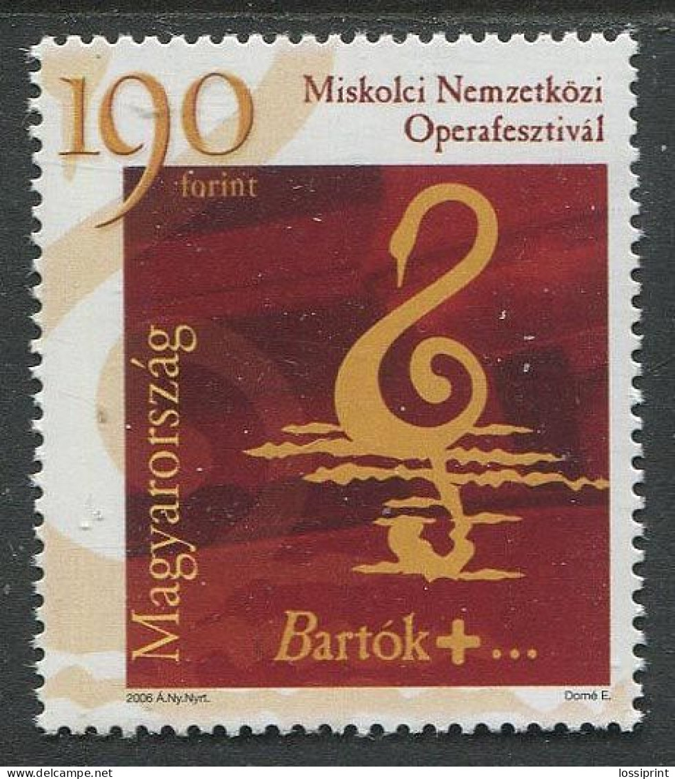 Hungary:Unused Stamp Miskoki Nemzetközi Opera Festival, 2006, MNH - Ungebraucht