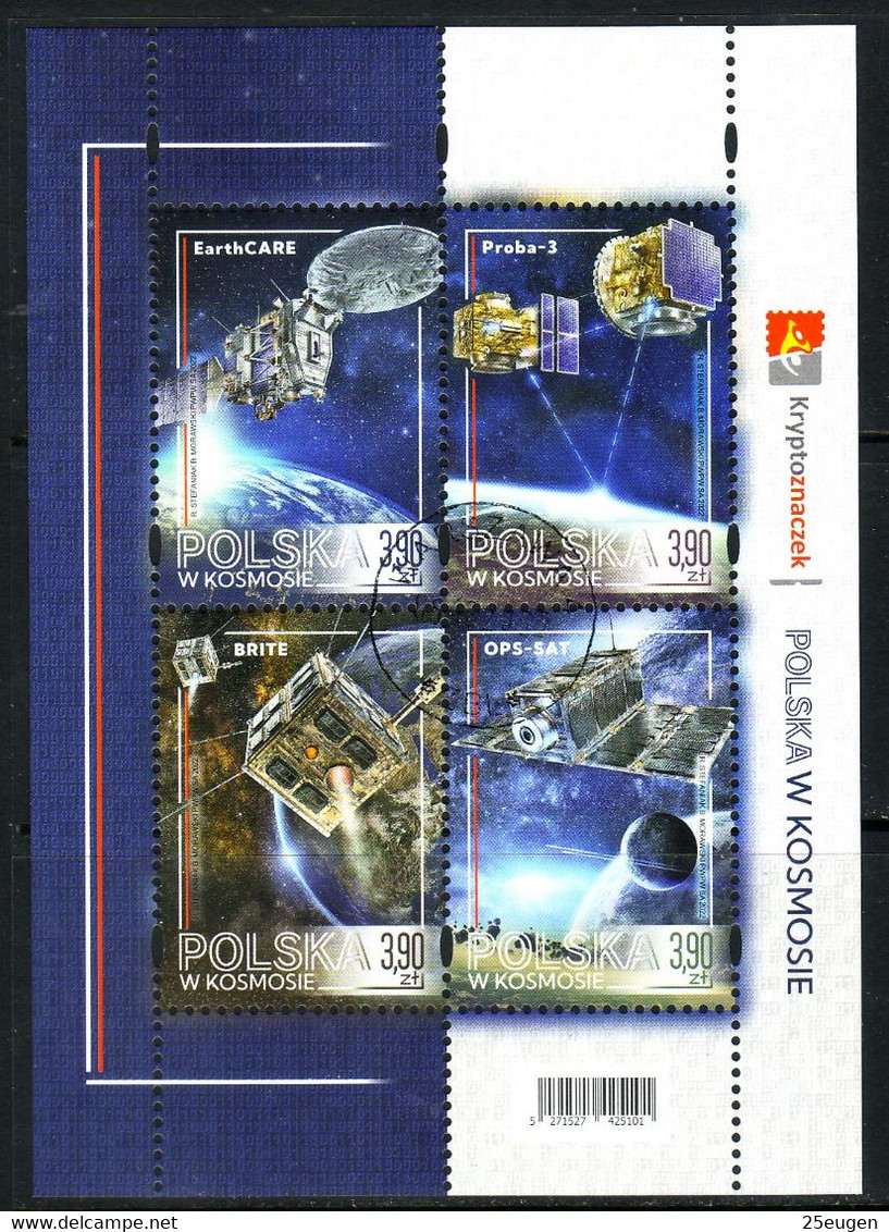 POLAND 2022 Poland In Space  Used - Used Stamps