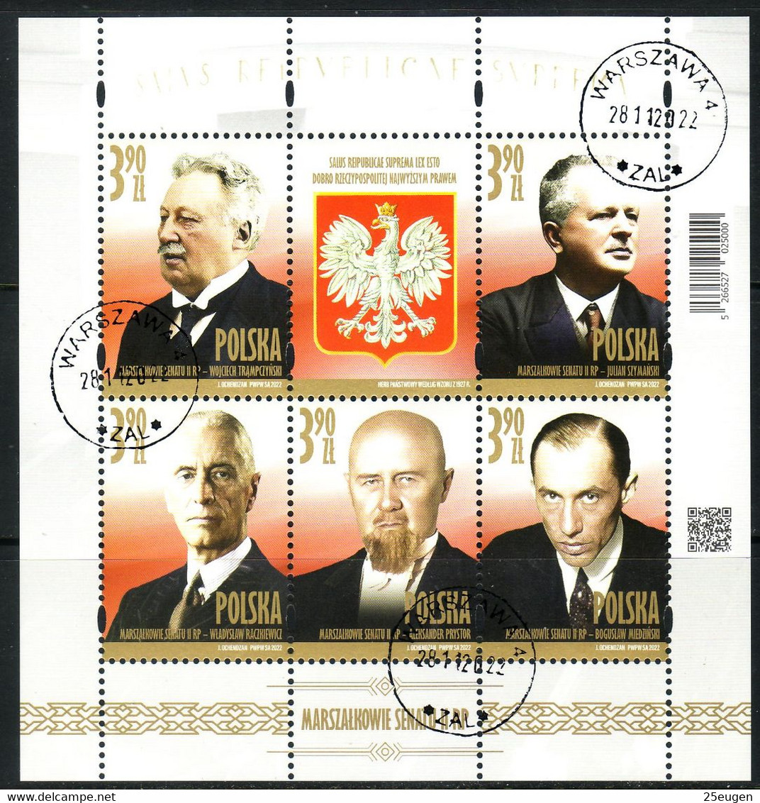 POLAND 2022 Marshals Of The Senate  Used - Used Stamps