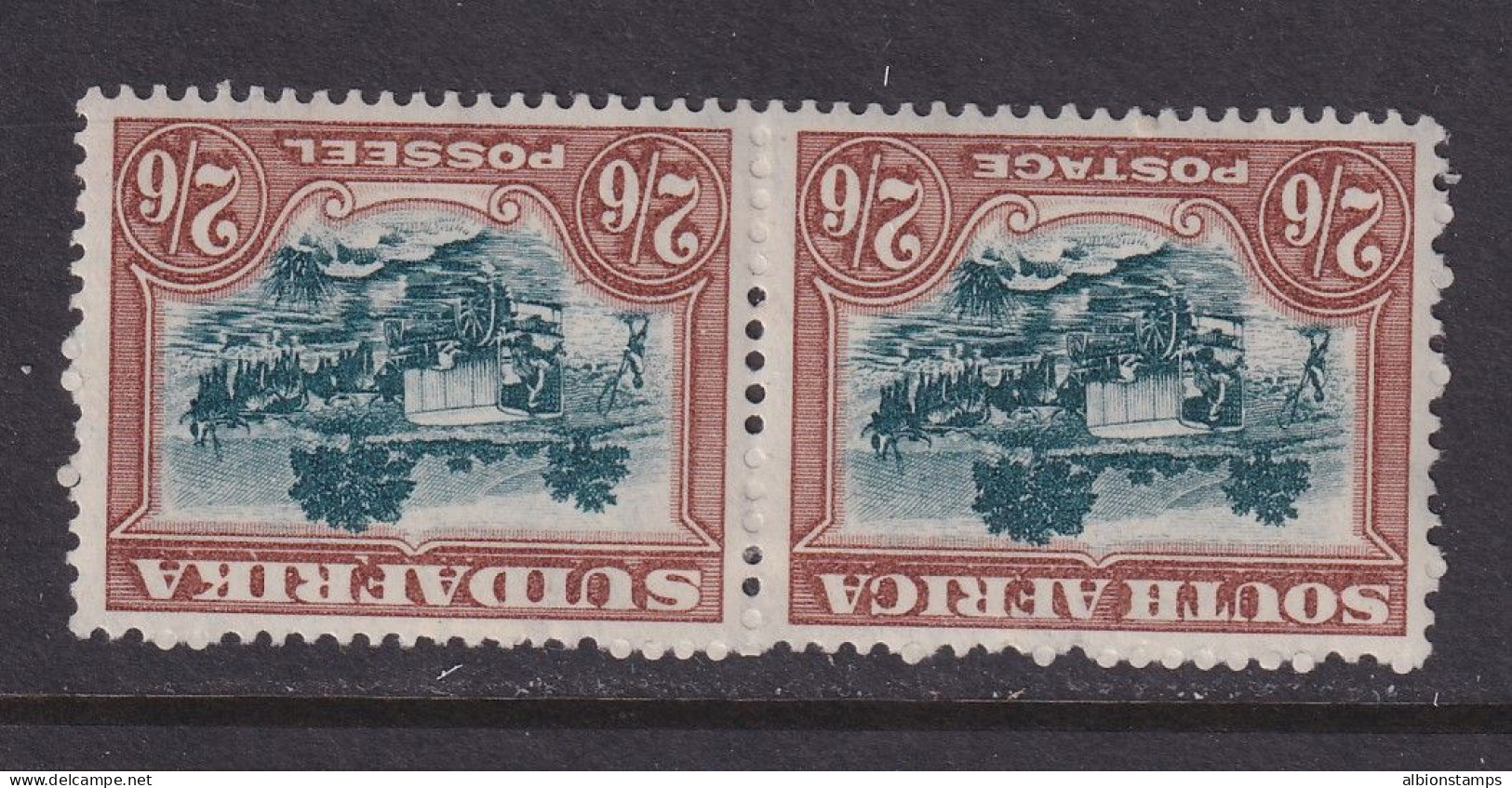 South Africa, Scott 44 (SG 49aw), MHR, Watermark Inverted - Unused Stamps