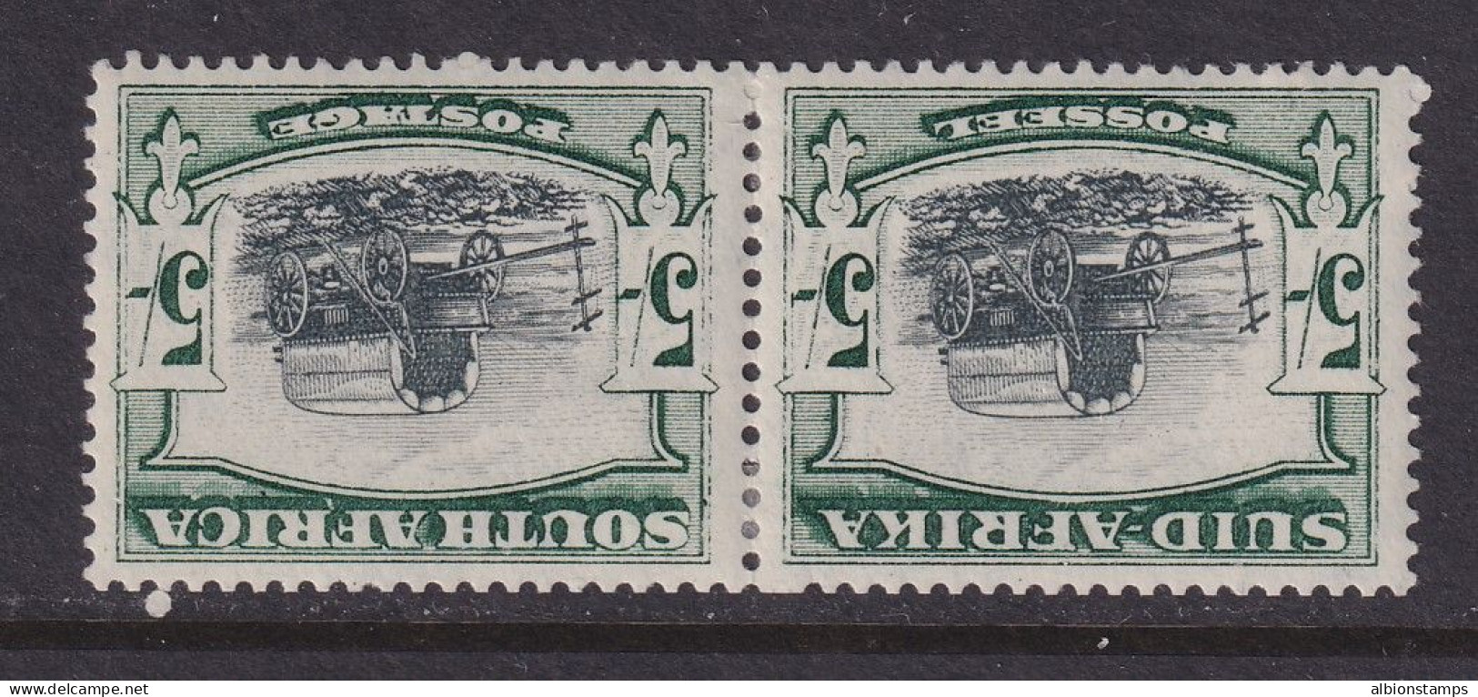 South Africa, Scott 64 (SG 64aw), MHR, Watermark Inverted - Unused Stamps