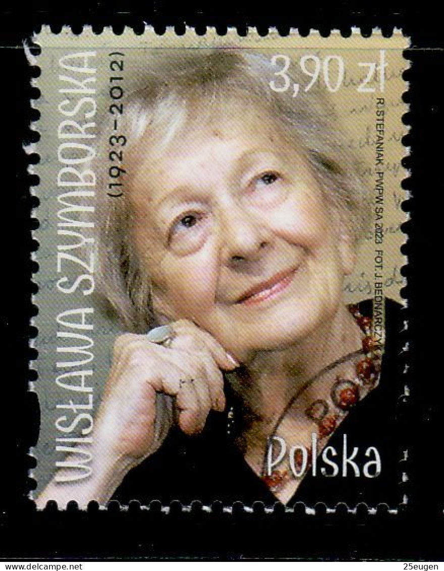 POLAND 2023  Wisława Szymborska  USED - Oblitérés