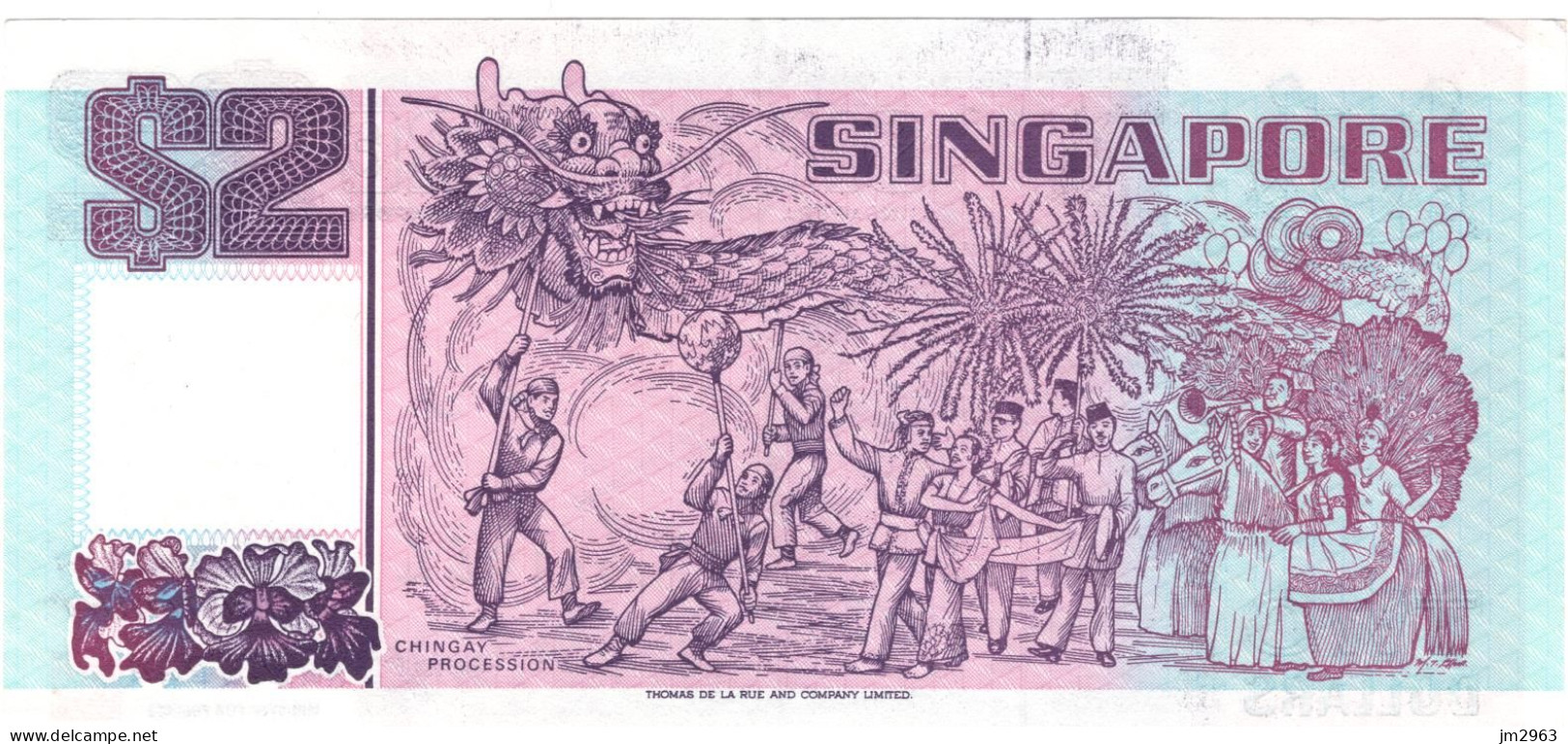 SINGAPOUR 2 DOLLARS XF ND GR781944 - Singapore