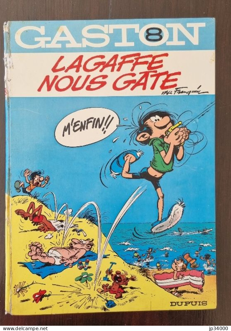 GASTON LAGAFFE Lagaffe Nous Gâte /8. Dos Rond Bleu. Ed Dupuis. Ed Originale 1970 - Gaston