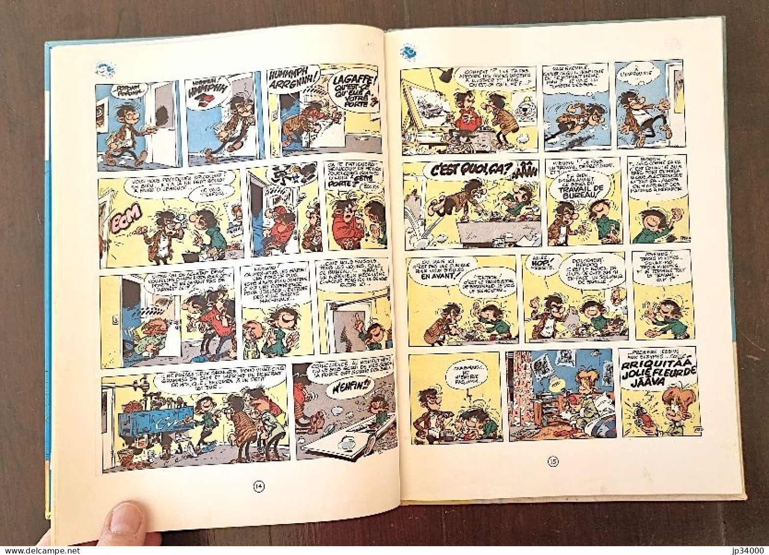 GASTON LAGAFFE lagaffe nous gâte /8. Dos rond bleu. Ed Dupuis. Ed originale 1970