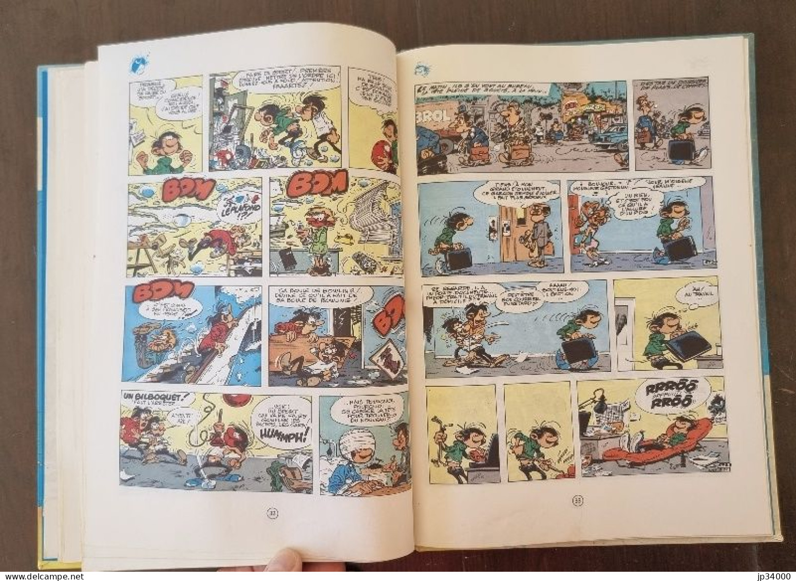 GASTON LAGAFFE lagaffe nous gâte /8. Dos rond bleu. Ed Dupuis. Ed originale 1970