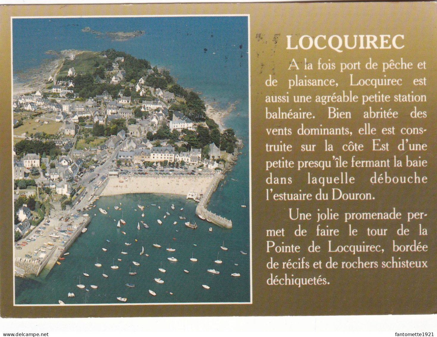 LOCQUIREC LE PORT ET SA PLAGE (DIL96) - Locquirec