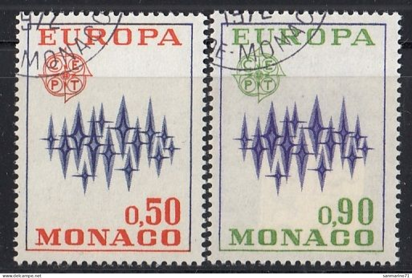MONACO 1038-1039,used - 1972